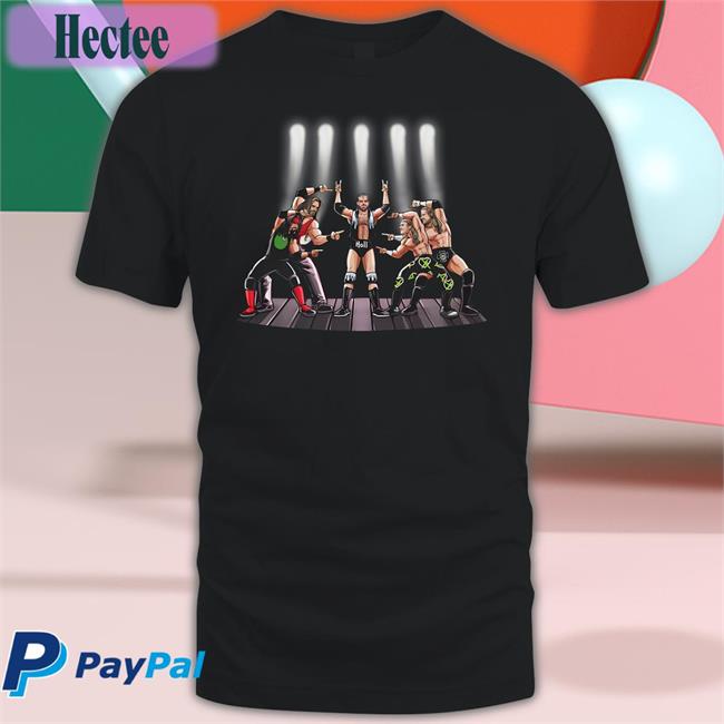 Scott Hall The Kliq Hard Work Pays Off Dreams Come True Bad Times Don't Last But Bad Guys Do Tee Shirt