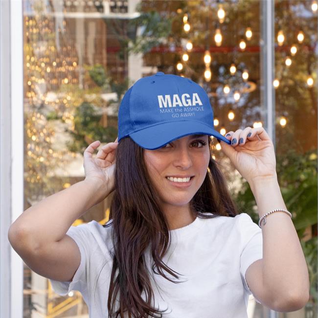 Navy Rb Maga Make The Asshole Go Away Hat Maga Make The Asshole Go Away Hat Rb Navy