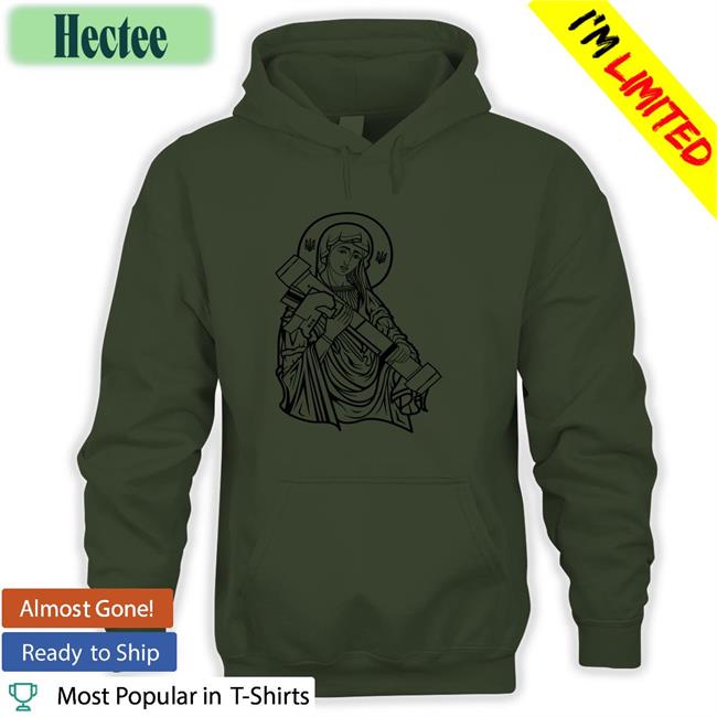 Army Green Saint Javelin Outline Sweatshirt