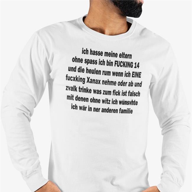 Gjergj Amiriliba Ich Hasse Meine Eltern Ohne Spass Ich Bin Fucking 14 Shirt Gjergj Ich Hasse Meine Eltern Ohne Spass Ich Bin Fucking 14 T Shirt