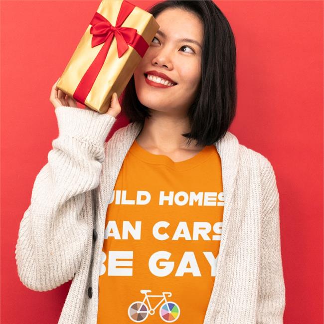 Build Homes Ban Cars Be Gay Shirt Bike Culver City