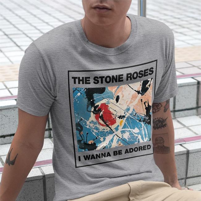 The Stone Roses Store The Stones Roses I Wanna Be Adored Hoodied Sweatshirt