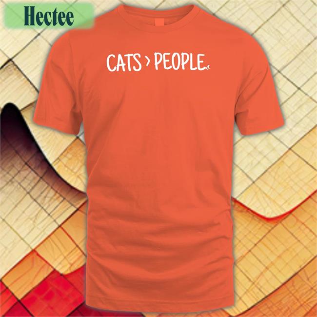 Catladybox Shop Cats Are Greater Than People Tee