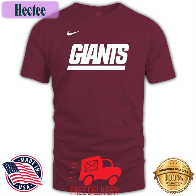 Coach Daboll Wearing Giants Tee Shirt