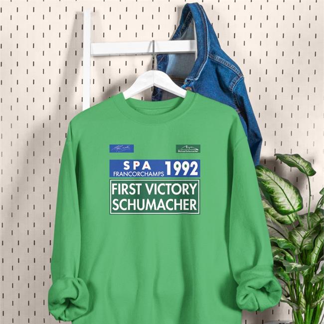 Spa Francorchamps 1992 First Victory Schumacher T Shirt