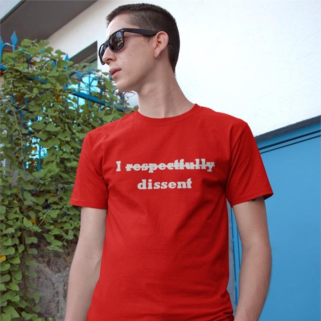 Ksvesq I Respectfully Dissent T Shirt Strict Scrutiny Podcast