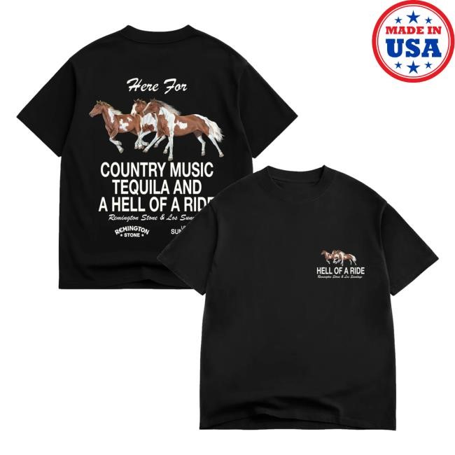 Los Sundays Tequila Store Merch The Hell Of A Ride Shirts