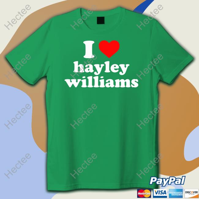 I Love Hayley Williams Long Sleeve Tee Shirt Stupid4lauren