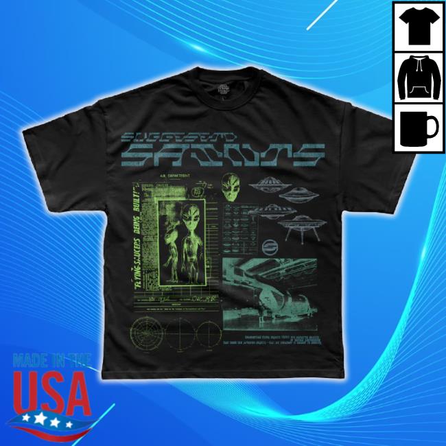 Official Suggested Saints Merch Store Suggested Saints Ss Aliens Hoodie Sweatshirt Suggestedsaints Shop