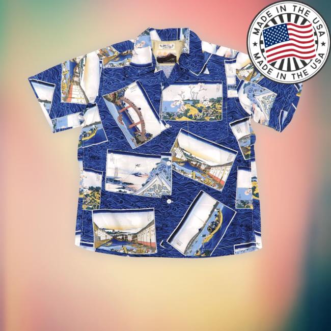 Sun Surf Men's Hawaiian Shirt Katsushika Hokusai Views Edo Short Sleeve Aloha t-shirt, hoodie, tank top, sweater and long sleeve t-shirt