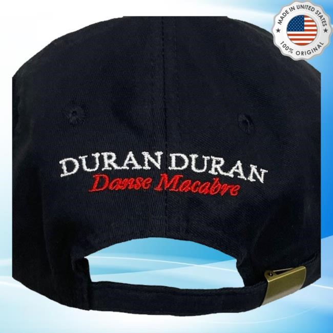 Duran Duran Official Store Danse Macabre Red Skeleton Classic Hat