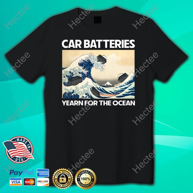 Car Batteries Yearn For The Ocean Black Hoodie