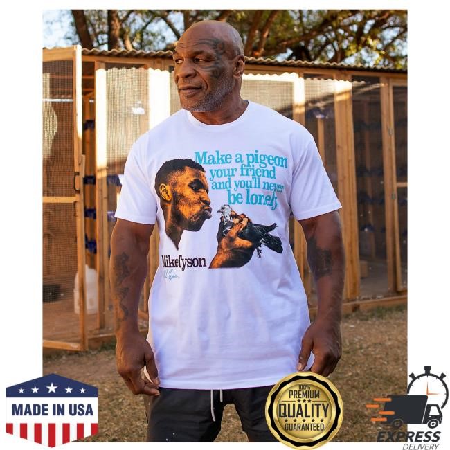 Zumiez Clothing Stores Mike Tyson Pigeon Friend White T-Shirt