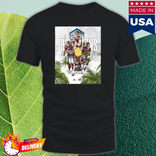 Mississippi State Bulldogs 2023 Reliaquest Bowl Champions Long Sleeve Shirt