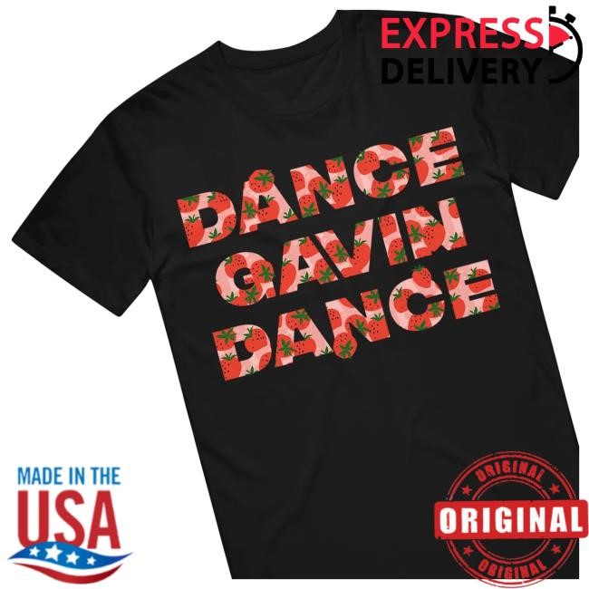 Dance Gavin Dance Band Merch Shop Store Official Strawberry Pattern Shirts