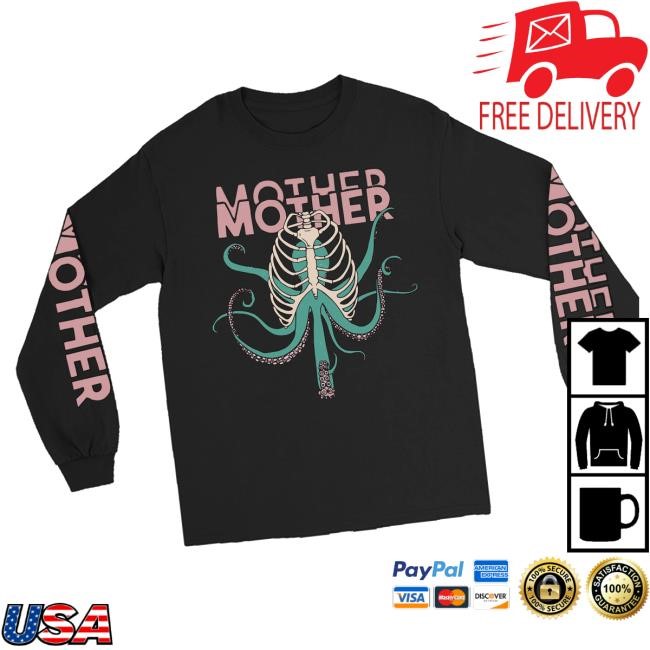 Mother Mother Merch Octopus Long Sleeve Tee Shirt