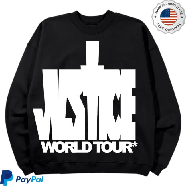 Official Justin Bieber Merch Store Shop Justin Bieber Justice World Tour Pullover Sweatshirt JustinBieber Apparel Clothing