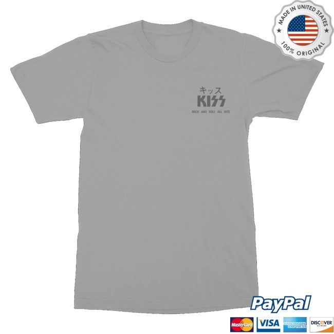 Official Kiss Store Merch Rock And Roll All Nite Single Tee