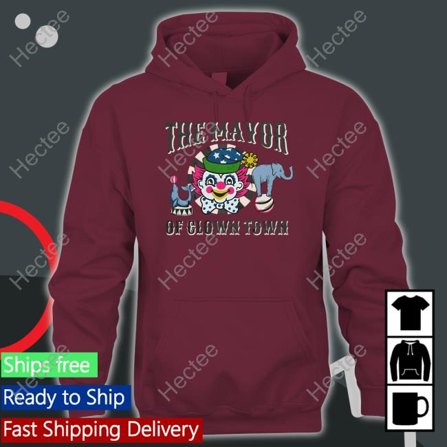 The Mayor Of Clown Town Sweatshirt Bouncyclown