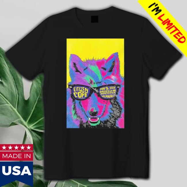 Citizen Cope May 5 2023 Greenfield Lake Amphitheater Wilmington Nc shirt