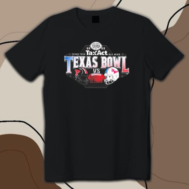 Texas Tech Vs Ole Miss Taxact Texas Bowl 2022 Vintage Helmet Sweaters