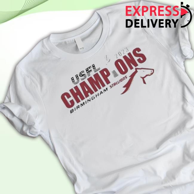 Usfl 2023 Birmingham Stallions Champions shirt