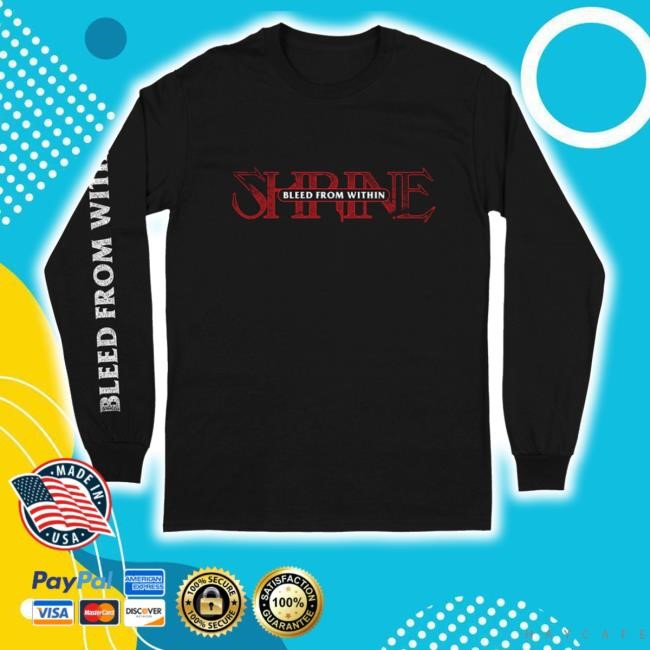 Bleedfromwithin Store Merch Shop Shrine Longsleeve V2 Tee