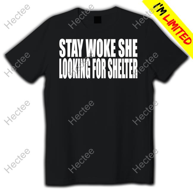 Stay Woke She Looking For Shelter Shirt