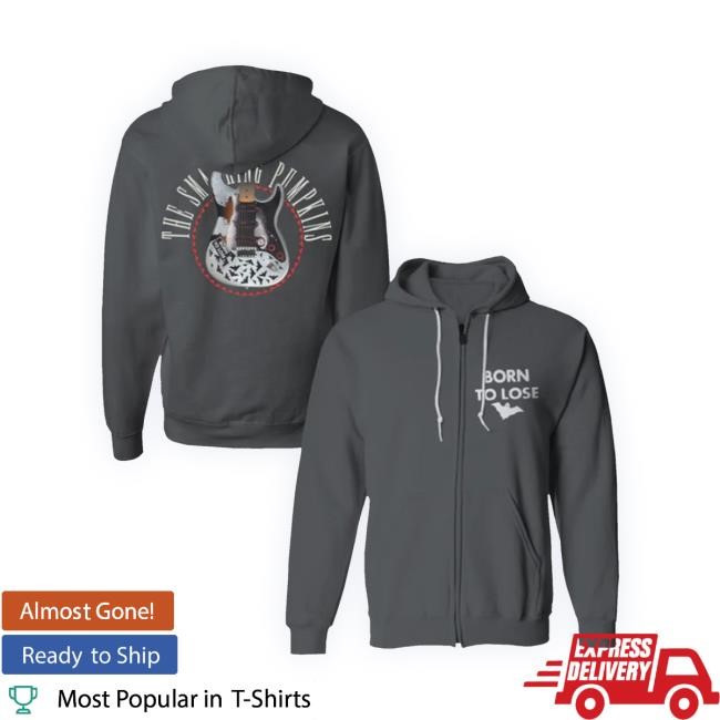 Official Smashingpumpkins Store Bat Strat Zip Hoodie