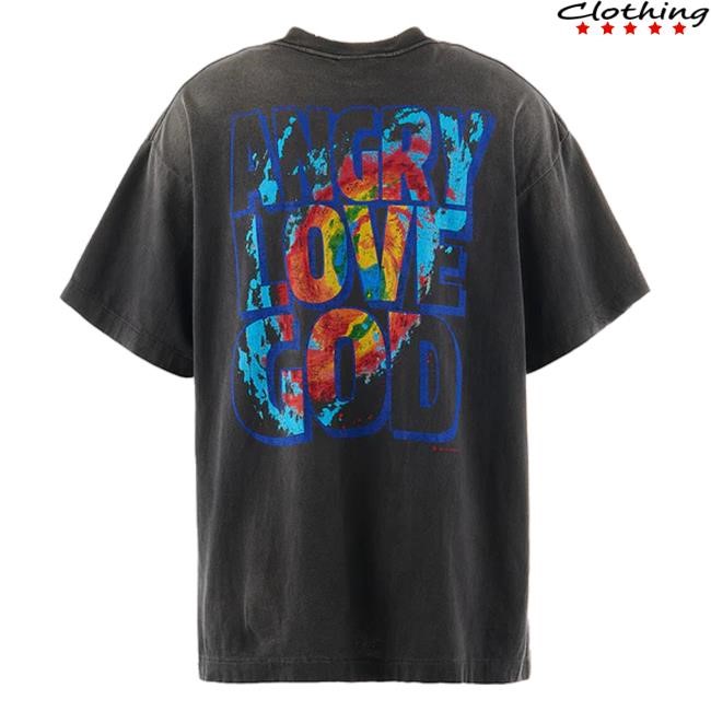 Saint Michael X Cactus Plant Flea Market Angry Lv Gd Tee