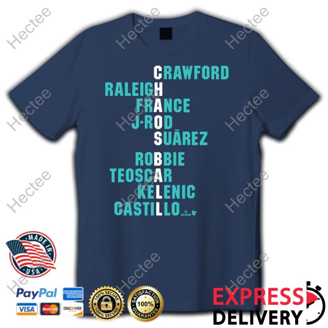 Breakingt Crawford Raleigh France J-Rod Suarez Robbie Teoscar Kelenic Castillo Unisex T Shirt