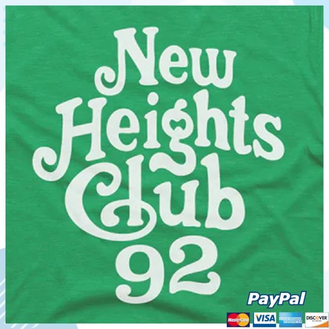 New Heights Podcast Official Merch Homage New Heights Club 92 New Shirt