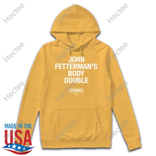 Johnfetterman Store John Fetterman's Body Double Long Sleeve Tee Shirt