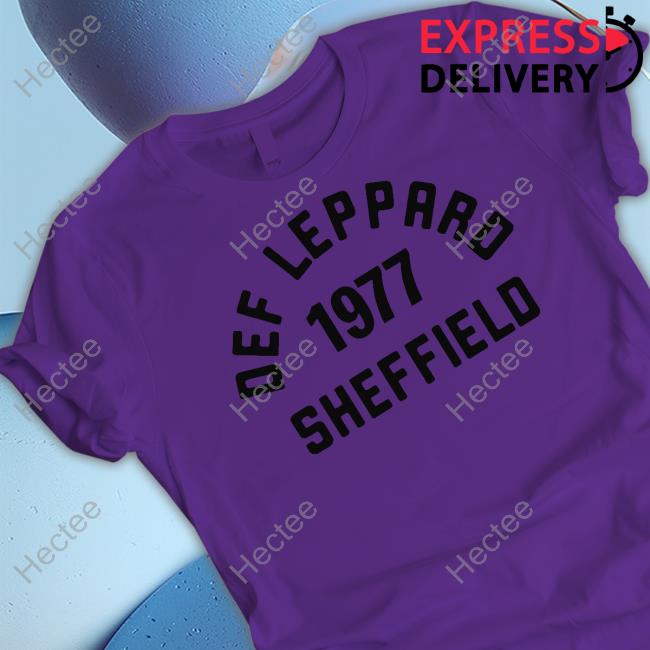 Defleppard 1977 Sheffield Tee Shirt