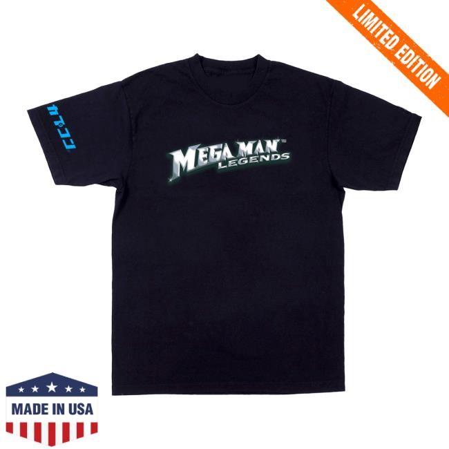 Mega Man Merch Legends Logo Crewneck Sweatshirt