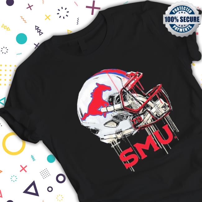 Smu Mustangs Vintage Helmet Football Shirt