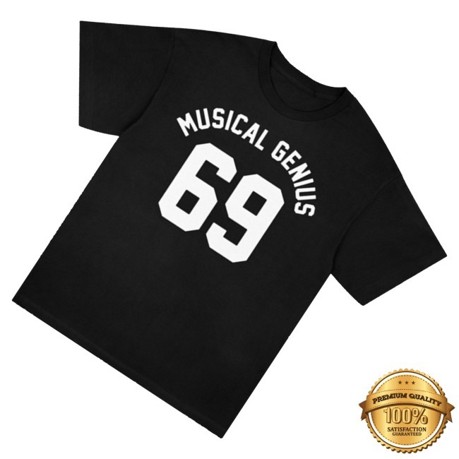 Luckre Union Merch Store Musical Genius Crewneck Sweatshirt Black