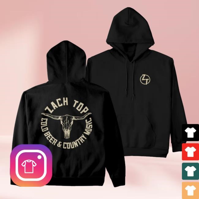 Zachtop Merch Shop Black Skull Logo Classic Shirt