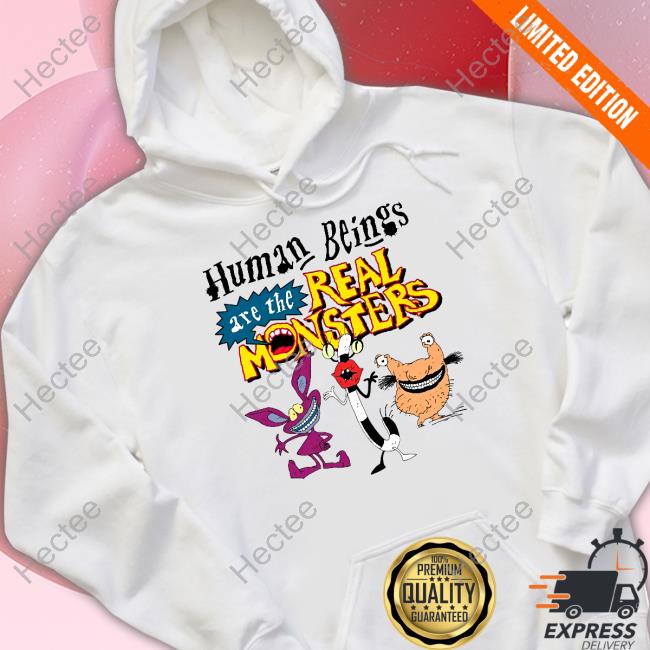 Official Human Beings Are The Real Monsters Hoodie Goodshirts Merch