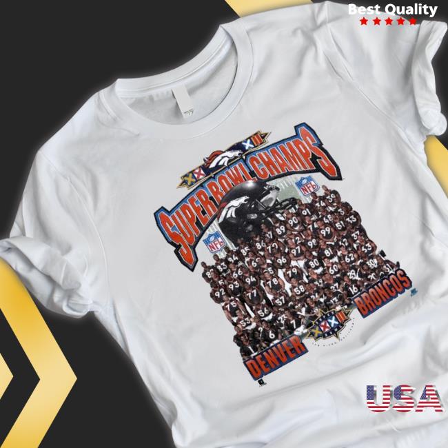 Denver Broncos Team Portrait Super Bowl Champions Hoodie Denver Broncos Team Portrait Super Bowl Champions Shirts