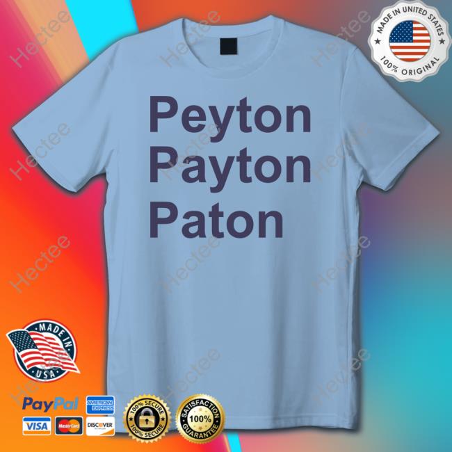 Lindsay Bebout Broncos Peyton Payton Paton T Shirt