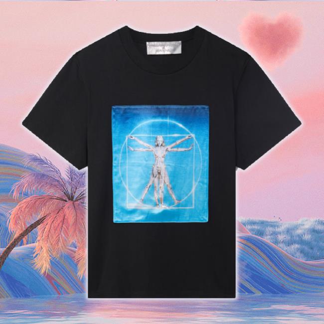 Original Stellamccartney Merch Store Vitruvian Woman Oversized Organic Cotton Sweatshirt Stellamccartney Shop