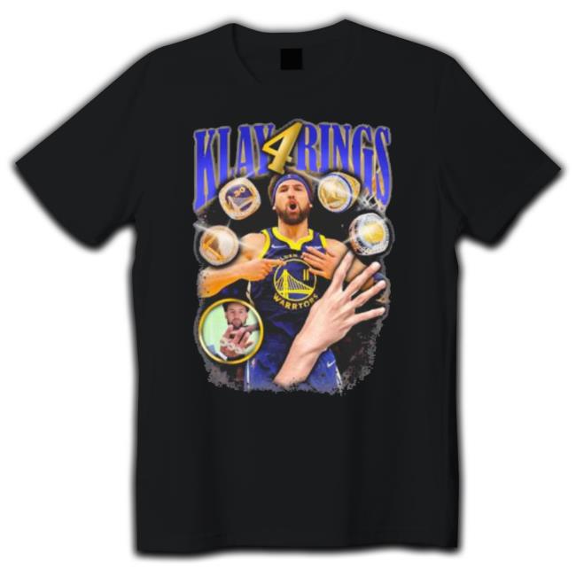 Golden State Warriors Klay 4 Rings Shirt