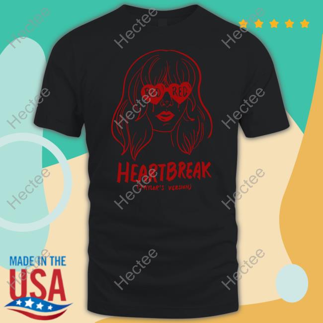 VenusInPiscis Red Heartbreak Taylor's Version Hoodied Sweatshirt