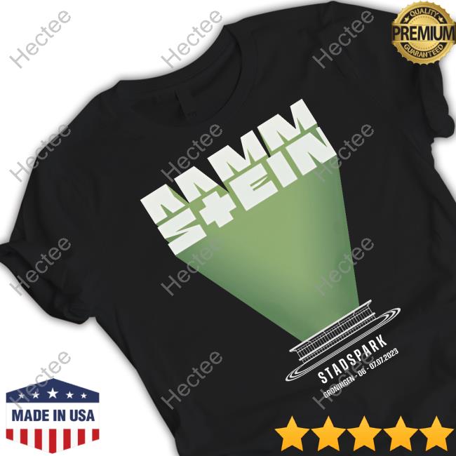 Rammstein Stadspark Groningen Official Shirt