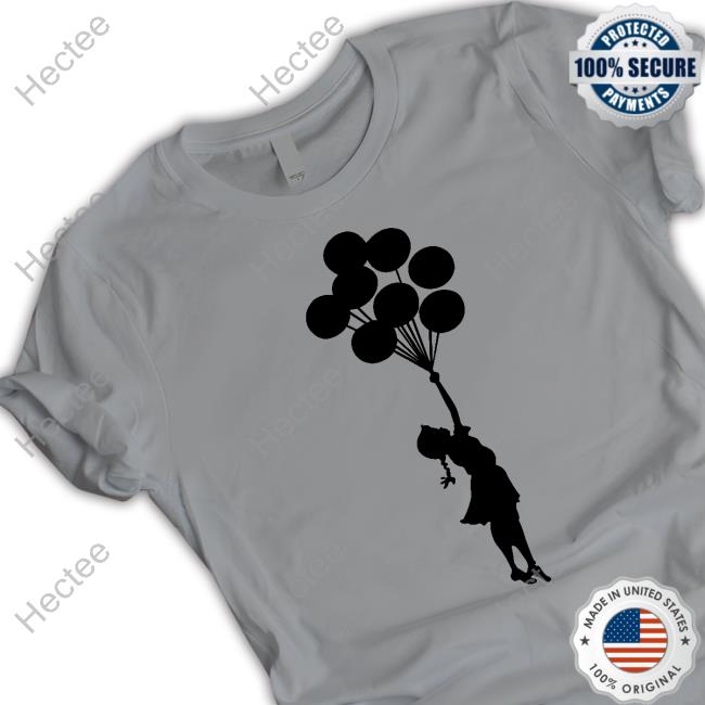 Banksy Palestine Girl With Balloons Long Sleeve Shirt