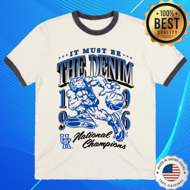 Kentucky Branded Merch Uk Basketball Must Be The Denim Tee Shirt