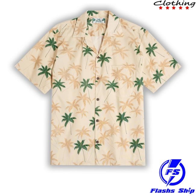 New Palm Cream Hawaiian T Shirt
