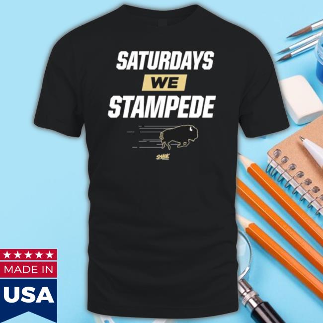 Saturdays We Stampede shirt