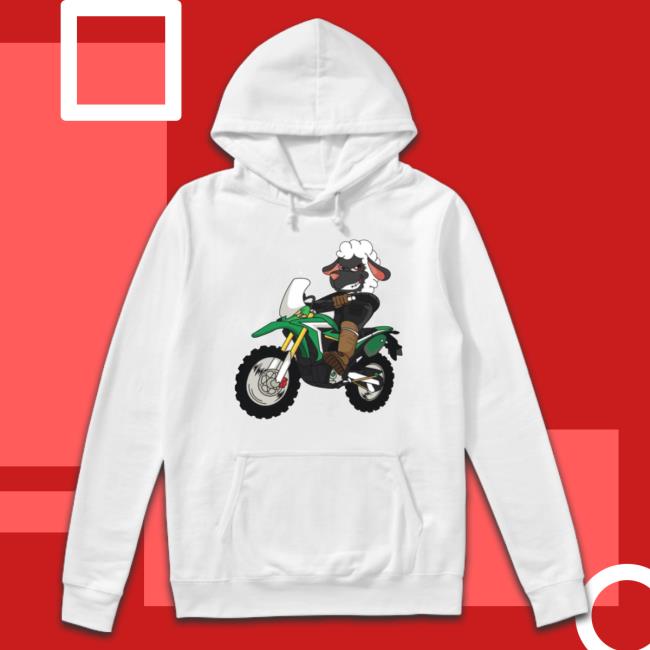 Sheep Biker Funny Art Shirt